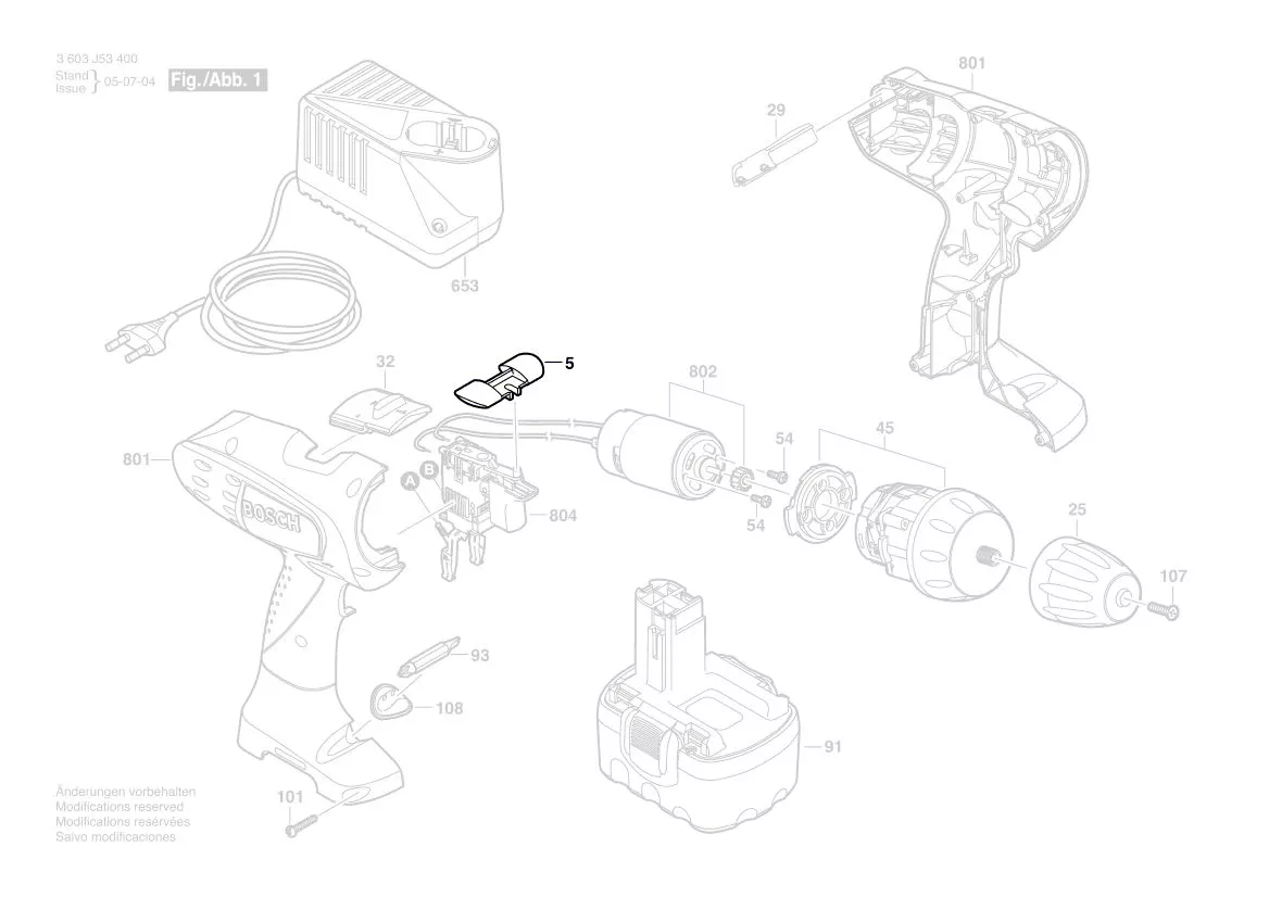 Curseur de réglage réf. 2 601 099 096 BOSCH